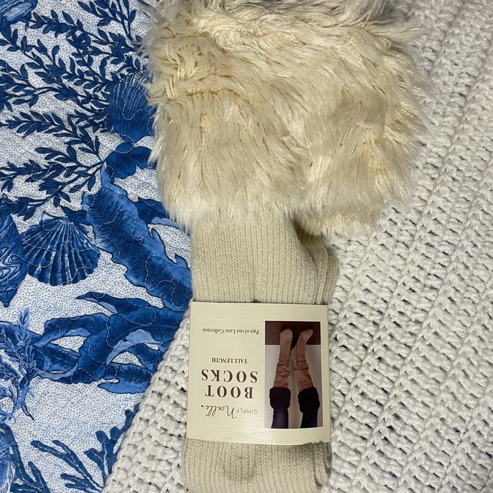 Simply Noelle tall length boot socks
